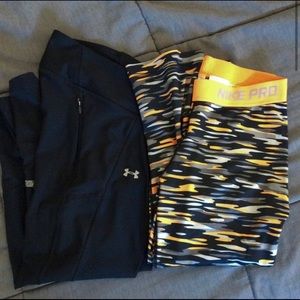 Under Armour Nike Pro Workout Bundle